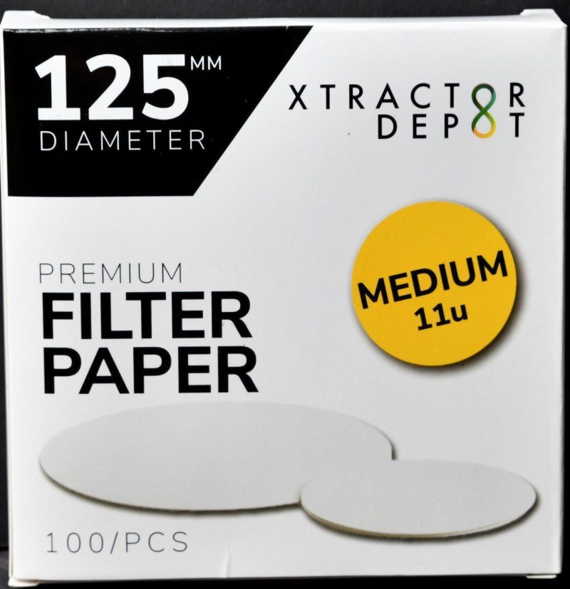 125mm qualitative filter papers filtration hawach 125mm 11u medium 3