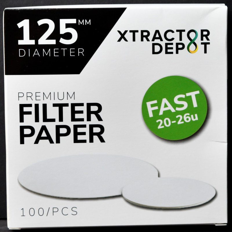 125mm qualitative filter papers filtration hawach 125mm 20 26u fast 4