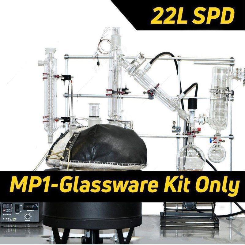 22l mp1 short path glassware only peer review included distillation kit xtractor depot