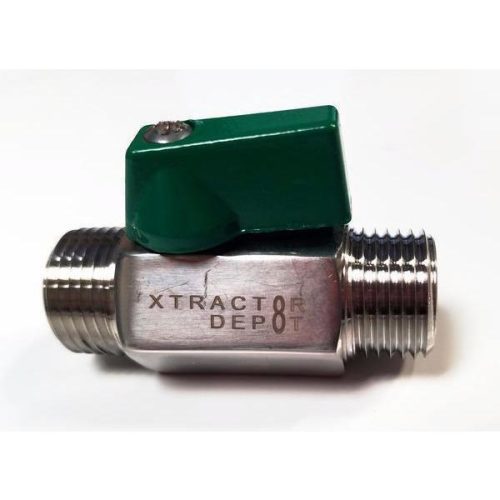 Mini Ball Valve - 1/2" - Xtractor Depot