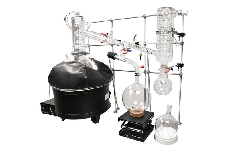 thermaflow short path distillation glassware kit distillation kit xtractor depot 2