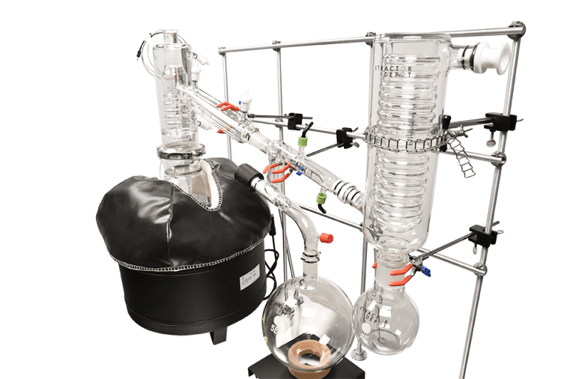 thermaflow short path distillation glassware kit distillation kit xtractor depot 7