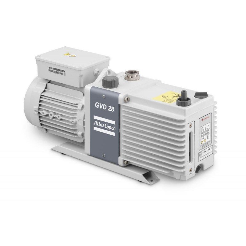 two stage electrical 12 hp oil sealed rotary vane vacuum pump 208 230v w cord atlas copco vacuum pump atlas copco