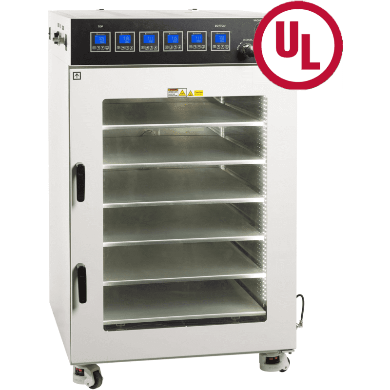 ulcsa listed 16 cf vacuum oven w 6 heated shelves st st tubing valves vacuum ovens across international