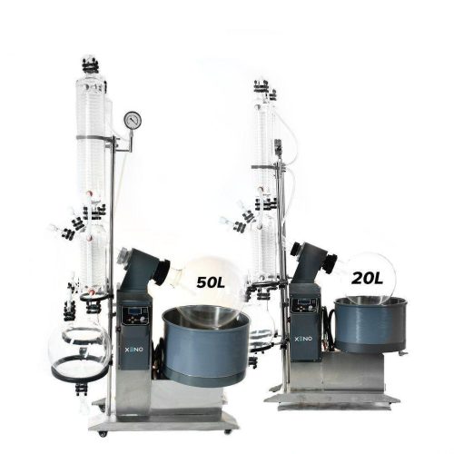 used xeno rotary evaporators 20l 50l dual condenser single phase rotary evaporators xtractor depot